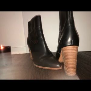 Madewell The Hynde Boot Size 10 Black Leather Rare